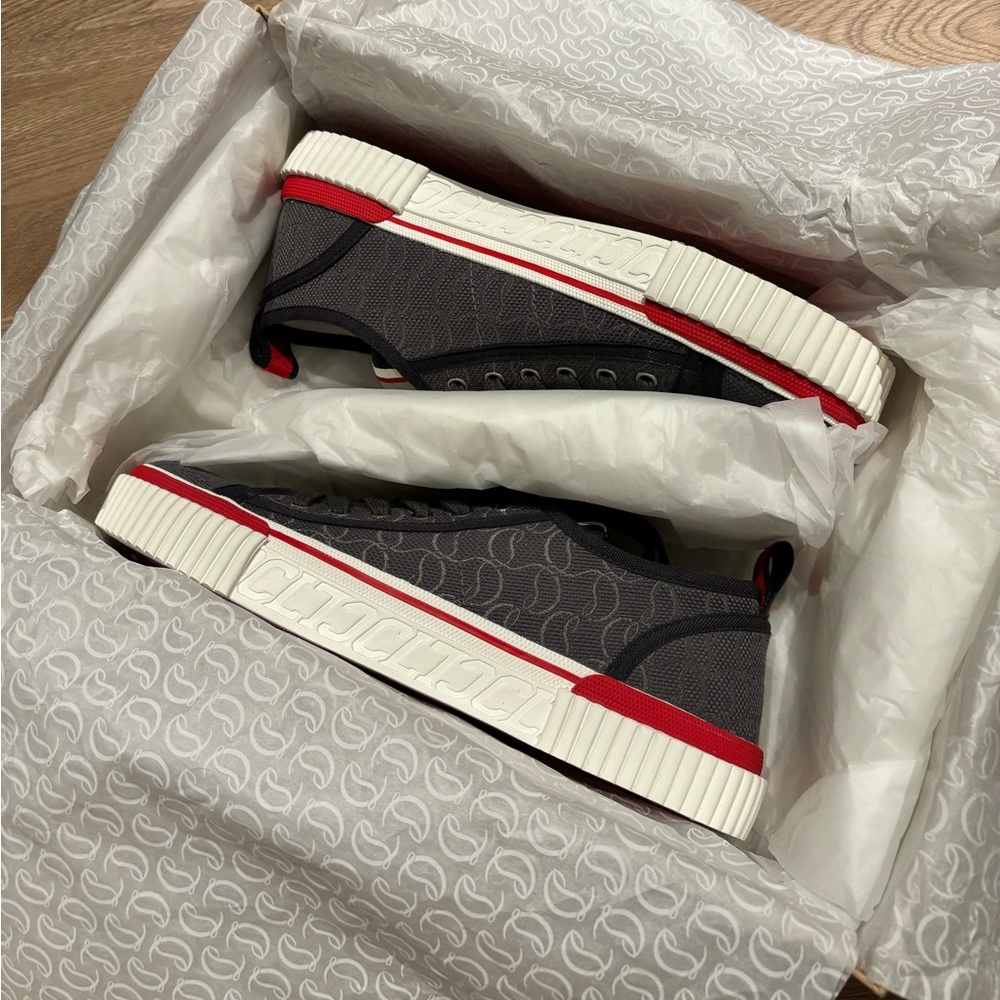 Christian Louboutin Men’s Sneakers (Pedro Junior Flat Low Top)